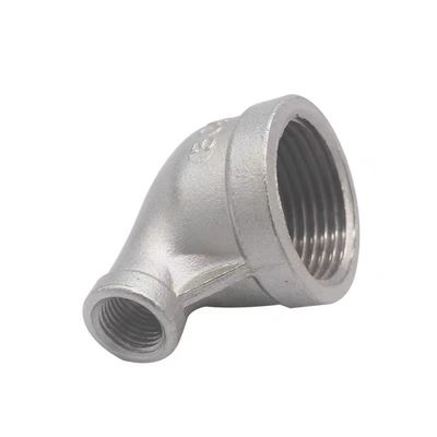 Roestvrij staal 201 304 Vrouwelijke draad 90 graden Verminder Elmboog Fittings NPT BSPT BSP DIN
