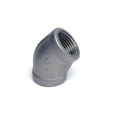 ODM ondersteund WZ 201 304 316L Pipe Fittings NPT Bspt Threading 45 Degree Vrouwelijke elleboog