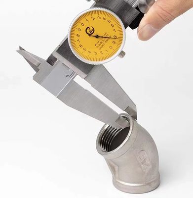 ODM ondersteund WZ 201 304 316L Pipe Fittings NPT Bspt Threading 45 Degree Vrouwelijke elleboog