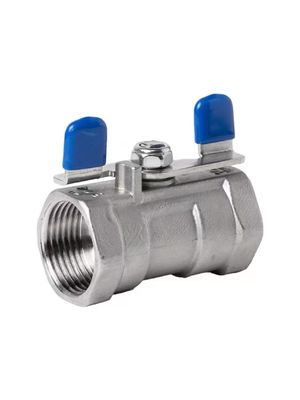 1/4''-4.0'' roestvrij staal 1pc vlinderhandgreep mini balklep met draad einde NPT BSPT