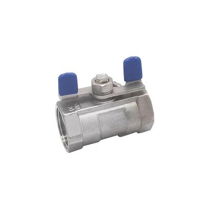 1/4''-4.0'' roestvrij staal 1pc vlinderhandgreep mini balklep met draad einde NPT BSPT