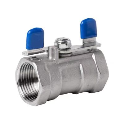1/4''-4.0'' roestvrij staal 1pc vlinderhandgreep mini balklep met draad einde NPT BSPT