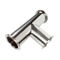 Vinnige installatie SS304 316L Tri Clamp Equal Tee Pipe Fitting voor voedselindustrie aansluiting