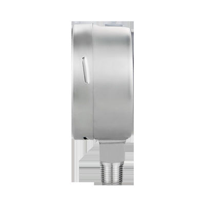 Draadverbinding WZ 100mm 304SS Drukmeter van roestvrij staal Cylindrische kopcode