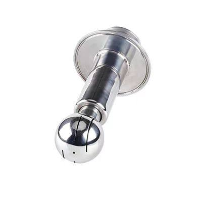 Sanitair Rotary Double Clamped CIP Spray Cleaning Ball voor voedingsmiddelen Golf Ball Wash