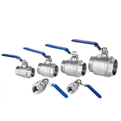 Cylindrische kopcode 2 stuk kogelklep 3A DIN NPT BSPT BSPP 1-1/4