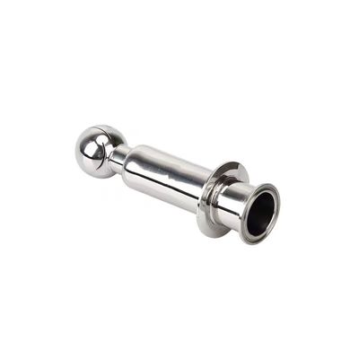 Sanitair Rotary Double Clamped CIP Spray Cleaning Ball voor voedingsmiddelen Golf Ball Wash