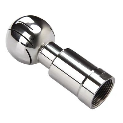 WZ SS 304 316 316L Tri Clamp Sanitaire slangverbinding met 360 roterende reinigingsbal