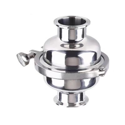 Cylindrische kopcode roestvrij staal 316 304 hygiënisch tri-clampbalfilter voor WZ SS