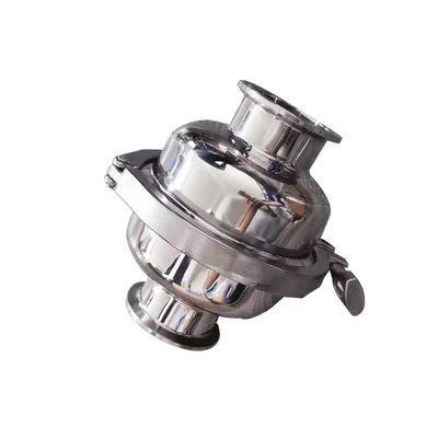 Cylindrische kopcode roestvrij staal 316 304 hygiënisch tri-clampbalfilter voor WZ SS