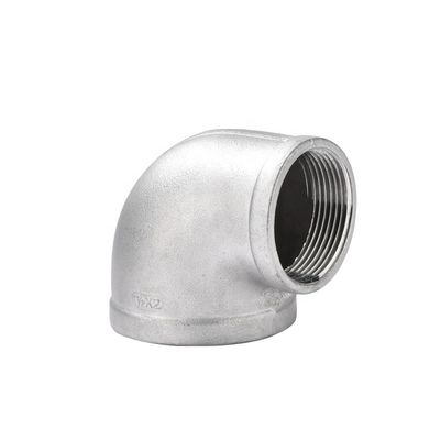 90 graden Elbow gegalvaniseerd smeebaar ijzer/roestvrij staal 201 304 316 Pipe Fittings NPT BSPT BSPP