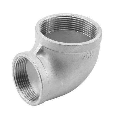 90 graden Elbow gegalvaniseerd smeebaar ijzer/roestvrij staal 201 304 316 Pipe Fittings NPT BSPT BSPP