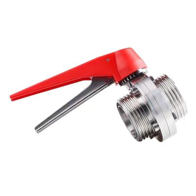 WZ roestvrij staal 304 316 316L Gedrukt vlinderklep gelijk 1/8"--4" voor DIN 3A SMS
