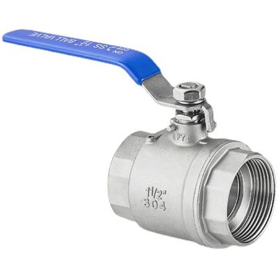 3/8" Ss304 normale druk bolklep met draadverbinding 3A DIN NPT BSPT BSPP