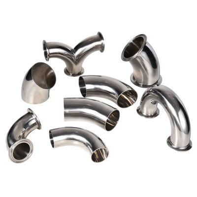 WZ ISO Standard Size 4 Way Elbow Pipe Fitting in roestvrij staal 304/316 voor sanitaire gebruik