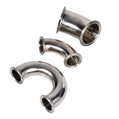WZ ISO Standard Size 4 Way Elbow Pipe Fitting in roestvrij staal 304/316 voor sanitaire gebruik