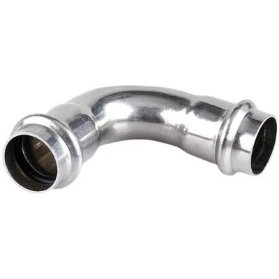 WZ Op maat gemaakte ondersteuning OEM roestvrij staal 304 316 Press Fittings voor loodgietersystemen