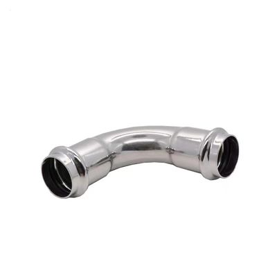 WZ Op maat gemaakte ondersteuning OEM roestvrij staal 304 316 Press Fittings voor loodgietersystemen