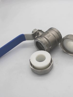 Doppelverbinding van roestvrij staal met warmgespannen waterbalklep voor industriële toepassingen