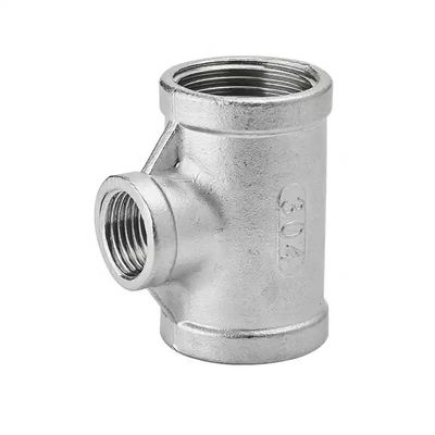 Roestvrijstalen fittingen Connectorverbinding NPT BSPT Verloopstuk T-stuk Kruis Conische Unie M/F