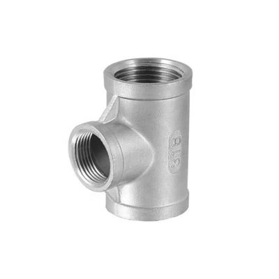 Roestvrijstalen fittingen Connectorverbinding NPT BSPT Verloopstuk T-stuk Kruis Conische Unie M/F