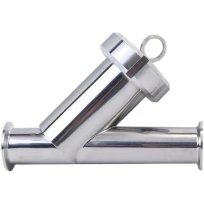 Sanitair 304 316L roestvrij staal Y-type zeeffilter met DIN SMS SUS 3A-aansluiting