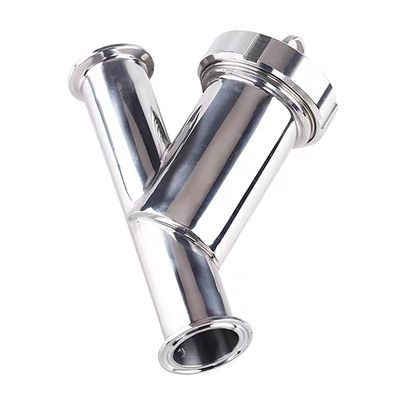 Sanitair 304 316L roestvrij staal Y-type zeeffilter met DIN SMS SUS 3A-aansluiting