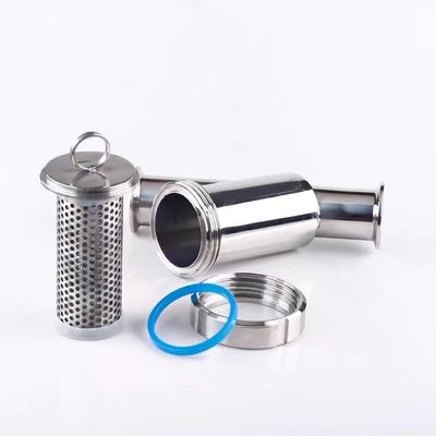 Sanitair 304 316L roestvrij staal Y-type zeeffilter met DIN SMS SUS 3A-aansluiting