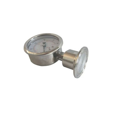 ANSI-standaard 1.5 inch sanitaire vacuümdrukmeter met SS316 tri-clamp diafragma afdichting