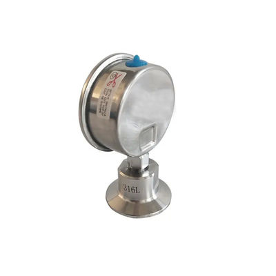 ANSI-standaard 1.5 inch sanitaire vacuümdrukmeter met SS316 tri-clamp diafragma afdichting