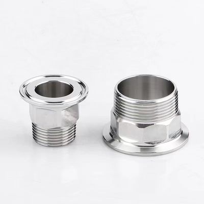 Gelijke roestvrij staal 304 Mannelijke draad Hex Ferrule Pipe Fittings Hex Adapter