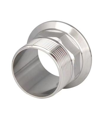 Gelijke roestvrij staal 304 Mannelijke draad Hex Ferrule Pipe Fittings Hex Adapter