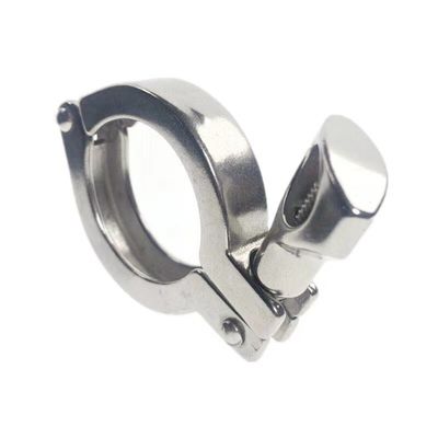 CLAMP Connection Sanitary Stainless SS304 SS316L Tri Clamp Single Pin voor OEM-ondersteuning