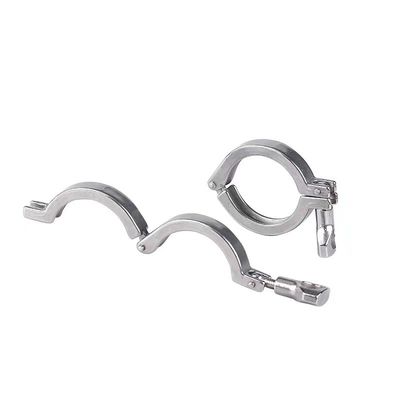 CLAMP Connection Sanitary Stainless SS304 SS316L Tri Clamp Single Pin voor OEM-ondersteuning