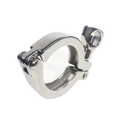 CLAMP Connection Sanitary Stainless SS304 SS316L Tri Clamp Single Pin voor OEM-ondersteuning