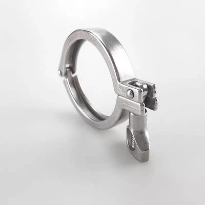 CLAMP Connection Sanitary Stainless SS304 SS316L Tri Clamp Single Pin voor OEM-ondersteuning