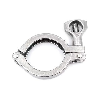 CLAMP Connection Sanitary Stainless SS304 SS316L Tri Clamp Single Pin voor OEM-ondersteuning