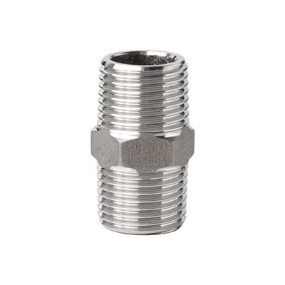 Op maat gemaakte ondersteuning ODM Giet van roestvrij staal 316 BSP/NPT Hex Reducing Nipple