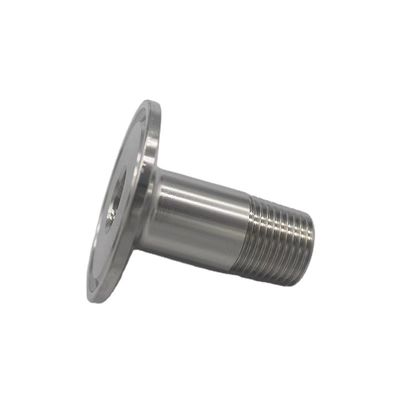 Kwadraatkopcode Sanitaire mannetjesdraad-spoeladapter voor DIN/SMS/ISO/3A-norm