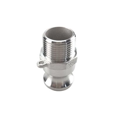Roestvrij staal 304 316 Camlock snelkoppelingen type F BSPT NPT met draad voor gelijke afmetingen