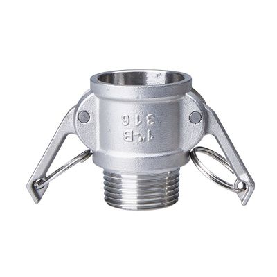 ODM ondersteund roestvrij staal 304 316 Camlock Quick Coupling Type B BSPT NPT