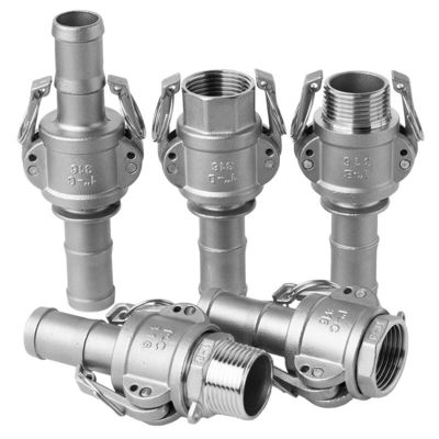 ODM ondersteund roestvrij staal 304 316 Camlock Quick Coupling Type B BSPT NPT