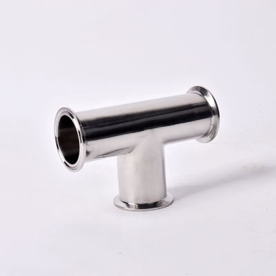 Gepersonaliseerde Lasverbinding Gepolijst SS304/316L Sanitaire Inrichtingen Geklemd Verminder Tee