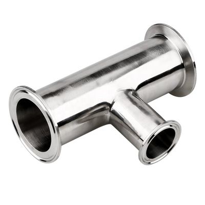 Gepersonaliseerde Lasverbinding Gepolijst SS304/316L Sanitaire Inrichtingen Geklemd Verminder Tee