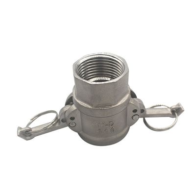 Roestvrij staal 304 316 Camlock snelkoppelingen type D voor zware toepassingen