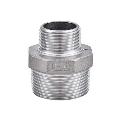 Gelijk 304316 Roestvrij staal Hydraulisch mannelijk draadstuk Hexagonaal buisstuk Nippel NPT BSPT