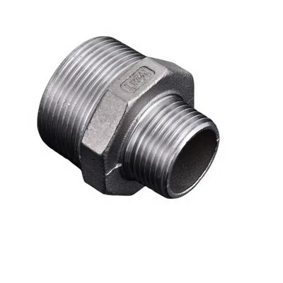 Gelijk 304316 Roestvrij staal Hydraulisch mannelijk draadstuk Hexagonaal buisstuk Nippel NPT BSPT