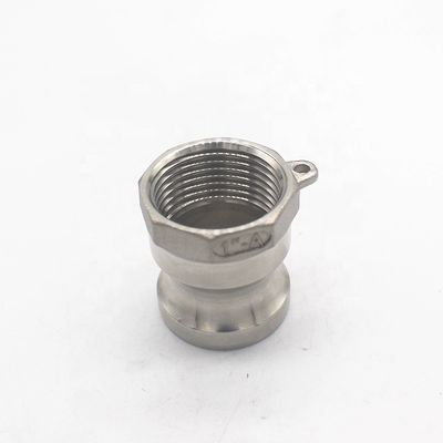 SS 304 316 Camlock Quick Connectors voor watergas olie NPT BSP 1/4"-4" Round Head Code