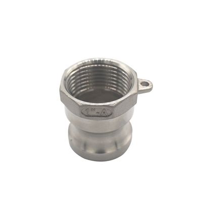 SS 304 316 Camlock Quick Connectors voor watergas olie NPT BSP 1/4"-4" Round Head Code