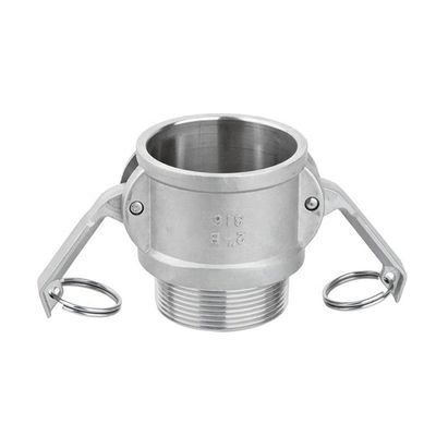 Op maat gemaakte SS304 316L Type B Camlock Quick Connectors voor watergas olie NPT BSP 1/4"-4